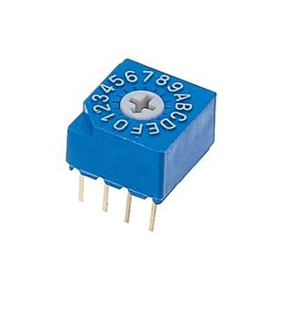 Nidec Components Rotary Coded DIP Switch [S-1030A]; 244-4151