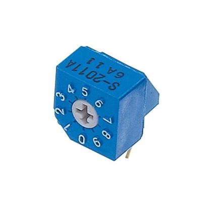 Nidec Components Rotary Coded DIP Switch [S-2011A]; 244-4161
