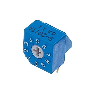 Nidec Components Rotary Coded DIP Switch [S-2031A]; 244-4163