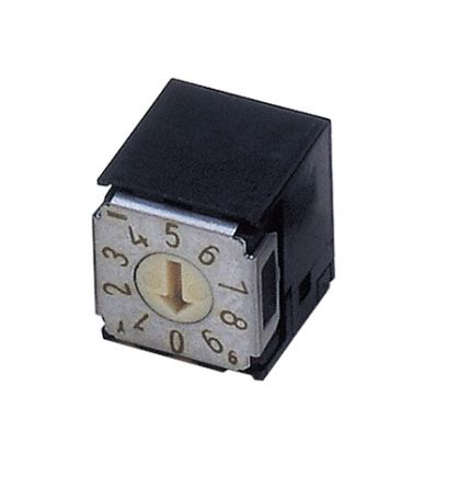 Nidec Components Rotary Coded DIP Switch [SA-7011TB]; 244-4196