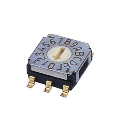 Nidec Components Rotary Coded DIP Switch [SA-7070TB]; 244-4210
