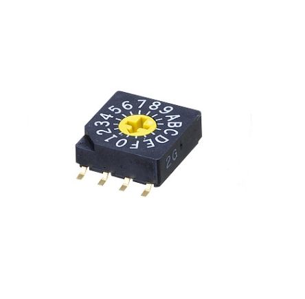 Nidec Components Rotary Coded DIP Switch [SC-1010TB]; 244-4226
