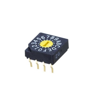 Nidec Components Rotary Coded DIP Switch [SC-1010W]; 244-4229
