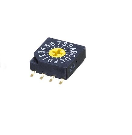Nidec Components Rotary Coded DIP Switch [SC-1210TB]; 244-4240