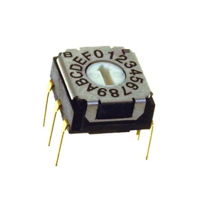 Nidec Components Rotary Coded DIP Switch [SH-7030MC]; 244-4280