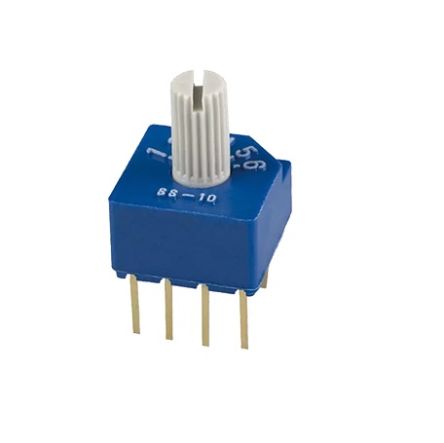 Nidec Components Rotary Coded DIP Switch [SS-10-16NP-LE]; 244-4331