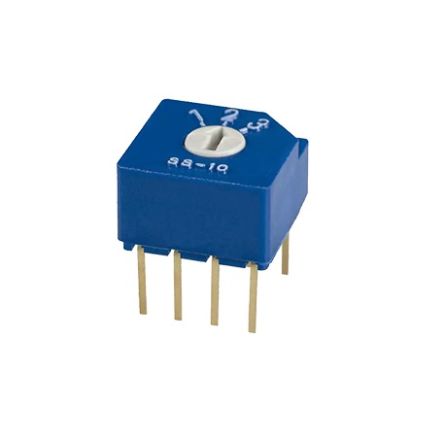 Nidec Components Rotary Coded DIP Switch [SS-10-23NP-E]; 244-4332