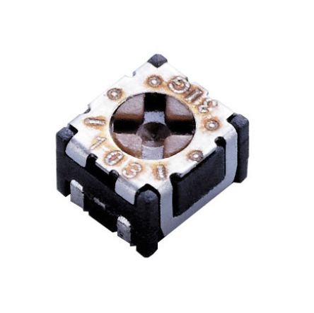 SMD Trimmer Potentiometer 0.1W Top Adjust Nidec Components [ST-2TA101]; 244-4336
