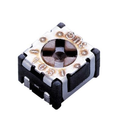 SMD Trimmer Potentiometer 0.1W Top Adjust Nidec Components [ST-2TA202]; 244-4343