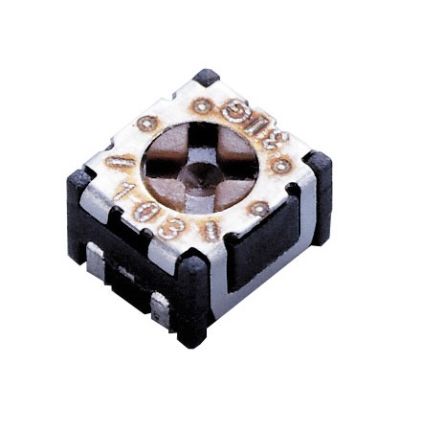 SMD Trimmer Potentiometer 0.1W Top Adjust Nidec Components [ST-2TA502]; 244-4349