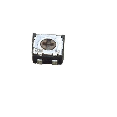 SMD Trimmer Potentiometer 0.25W Top Adjust Nidec Components [ST-4 2ETA104]; 244-4380