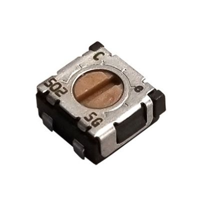 SMD Trimmer Potentiometer 0.25W Top Adjust Nidec Components [ST-4ETA105]; 244-4401