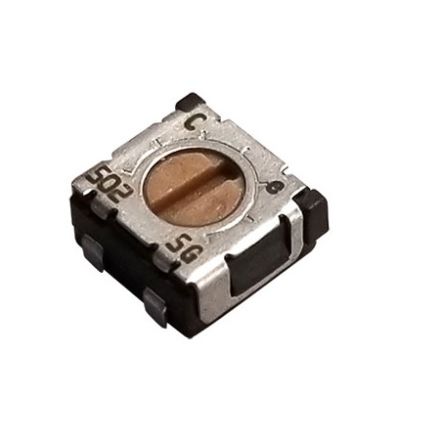 SMD Trimmer Potentiometer 0.25W Top Adjust Nidec Components [ST-4ETA201]; 244-4405