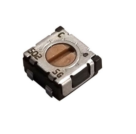 SMD Trimmer Potentiometer 0.25W Top Adjust Nidec Components [ST-4ETA204]; 244-4409