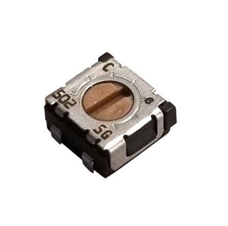 SMD Trimmer Potentiometer 0.25W Top Adjust Nidec Components [ST-4ETA500]; 244-4411