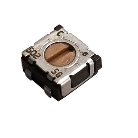 SMD Trimmer Potentiometer 0.25W Top Adjust Nidec Components [ST-4ETA501]; 244-4413