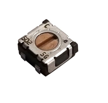 SMD Trimmer Potentiometer 0.25W Top Adjust Nidec Components [ST-4ETA504]; 244-4420