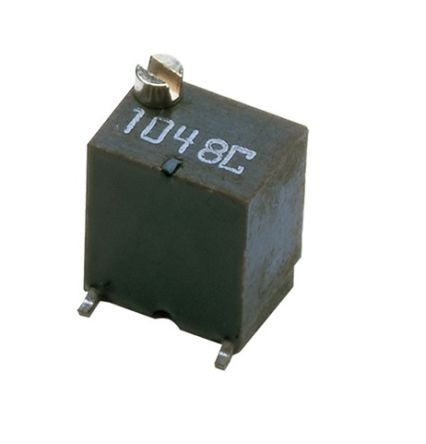 SMD Trimmer Potentiometer 0.25W Top Adjust Nidec Components [ST-5ETW104]; 244-4447