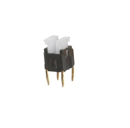 Nidec Components TM Series Push Button Switch, Off-(On), PCB, SPST, 48V dc [TMG1-01]; 244-4461