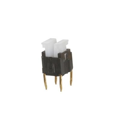 Nidec Components TR Series Push Button Switch, (On)-Off, PCB, SPDT, 48V dc [TR1-01]; 244-4462