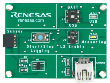 Renesas Electronics HS4000-EVK Temperature & Humidity Sensor Evaluation Kit HS4001 Humidity and Temperature Sensor [HS4000-EVK]; 244-4464