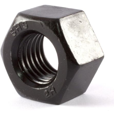 RS PRO Steel Hex Nut, 1-8in [0]; 245-0661
