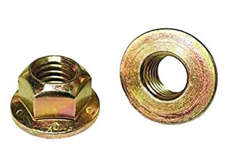 RS PRO Steel Flanged Lock Nut, 5/8-11in [0]; 245-1272