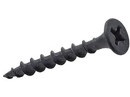 RS PRO Black Steel Self Drilling Screw #8 x 3in Long [0]; 245-2727