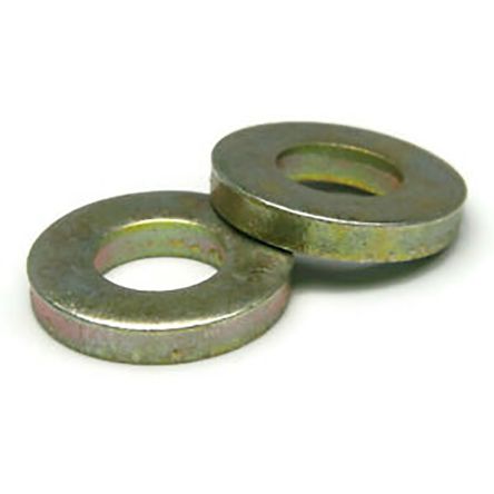 RS PRO Zinc Plated Steel Plain Washers, 7/16in [0]; 245-2826