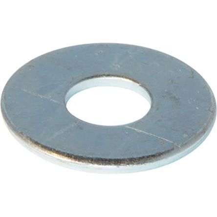 RS PRO Zinc Plated Steel Plain Washers, 5/8in [0]; 245-2894