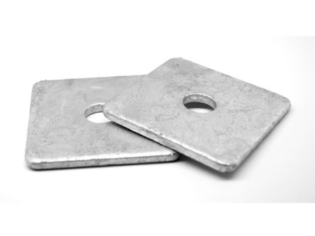 RS PRO Steel Plain Square Plate Washer [0]; 245-3058