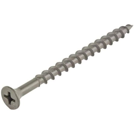 RS PRO Phillips Bugle Steel Wood Screw, #8 Thread, 2 1/2in Length [0]; 245-4550