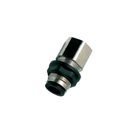 Legris 3136 Series Bulkhead Threaded-to-Tube Adaptor, G 3/8 Female to Push In 6 mm, Threaded-to-Tube Connection Style [3136 06 17]; 245-5179