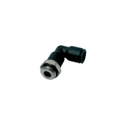 Legris 3169 Series Elbow Threaded Adaptor, M7 Male to Push In 6 mm, Threaded-to-Tube Connection Style [3169 06 55]; 245-5180