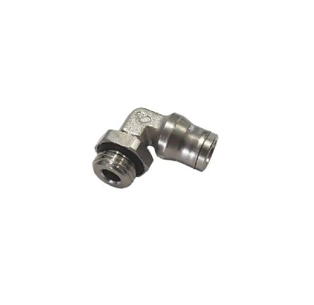 Legris 3699 Series Elbow Threaded Adaptor, M6 x 1 Male to Push In 4 mm, Threaded-to-Tube Connection Style [3699 04 52]; 245-5224