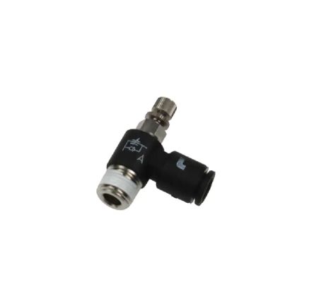 Legris 7665 Series Threaded Flow Regulator, R 3/8 Male Inlet Port x 6mm Tube Outlet Port [7665 06 17]; 245-5267