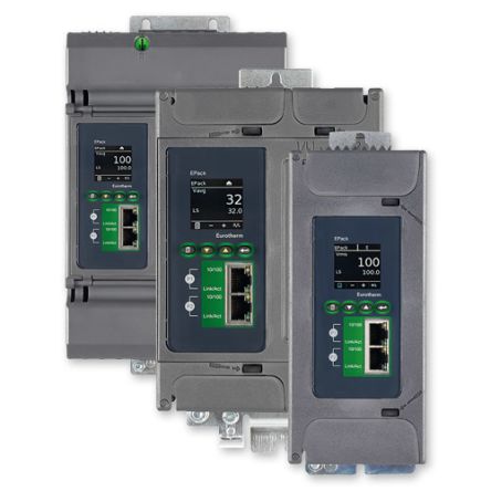 Eurotherm Power Controller, 229.5 x 117 x 192mm Relay, 24 V Supply Voltage 3 Phase [EPACK-3PH/80A/24V/V2/TCP]; 245-5561