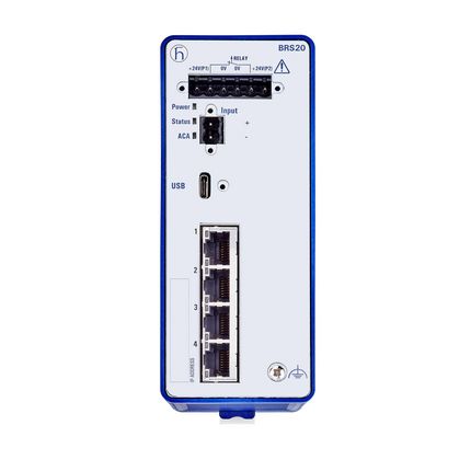 Hirschmann Managed Switch 4 Port Ethernet Switch [BRS20-04009999-TTCY99HHSESXX.X.XX]; 245-6858