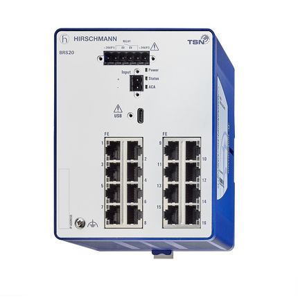 Hirschmann Managed Switch 16 Port Ethernet Switch [BRS20-16009999-TTDY99HHSESXX.X.XX]; 245-6874
