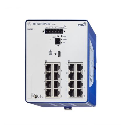 Hirschmann Managed Switch 16 Port Ethernet Switch [BRS40-00169999-STCY99HHSESXX.X.XX]; 245-6892