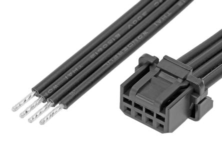 Molex 4 Way Female Micro-One Unterminated Wire to Board Cable [219653-1044]; 245-7487