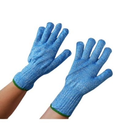 RS PRO Blue HPPE, Nylon, Polyester Cut Resistant Cut Resistant Gloves, Size 7, Small [G689-07]; 245-9027