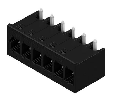 Weidmuller, 5mm Pitch, 6 Way, Pluggable Terminal Block, Header, Plug-In, 8000072509 [8000072509]; 246-1486
