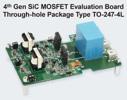 ROHM 4th Generation SiC MOSFET Half Bridge Evaluation Board SiC MOSFET for SiC MOSFET for Motor Drives [P05SCT4018KR-EVK-001]; 246-1533