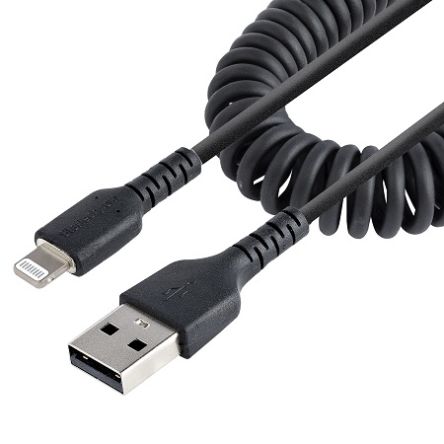 StarTech.com USB 2.0, Male USB A to Male Lightning, 480Mbps, 0.5m [RUSB2ALT50CMBC]; 246-3385