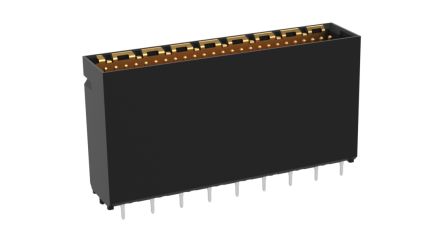 ERNI MicroSpeed Series Vertical Surface PCB Header, 50 Contact(s), 1 mm Pitch, 2 Row(s), Shrouded [224562 / 224562-E]; 246-4167