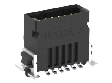 ERNI SMC Series Vertical Surface PCB Header, 12 Contact(s), 1.27 mm Pitch, 2 Row(s), Shrouded [234206 / 234206-E]; 246-4182