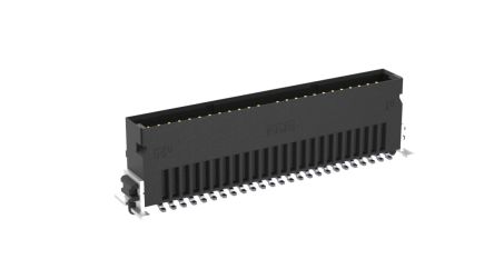 ERNI SMC Series Vertical Surface PCB Header, 50 Contact(s), 1.27 mm Pitch, 2 Row(s), Shrouded [234208 / 234208-E]; 246-4187