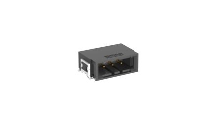 ERNI MaxiBridge Series Right Angle Surface PCB Header, 3 Contact(s), 2.54 mm Pitch, 1 Row(s), Shrouded [284052 / 284052-E]; 246-4224