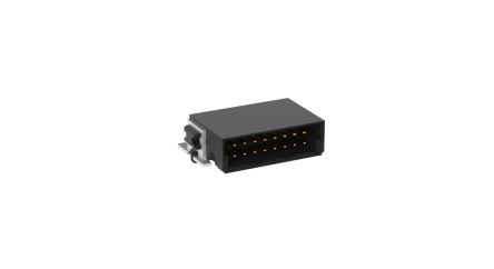 ERNI SMC Series Right Angle Surface PCB Header, 16 Contact(s), 1.27 mm Pitch, 2 Row(s), Shrouded [354094 / 354094-E]; 246-4256